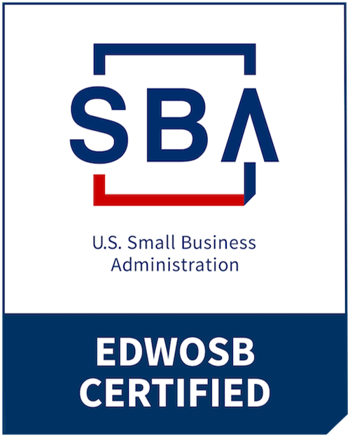 SBA logo for EDWOSB Certified